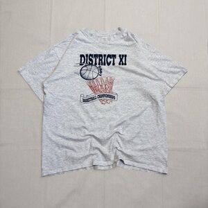 Vintage 1992 Miller graphic basketball single stitch tee